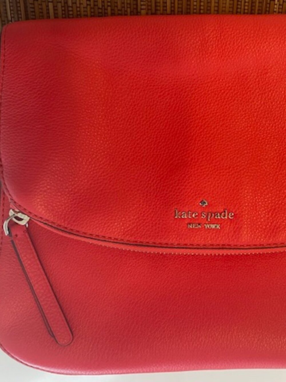 Kate Spade New York Coral Pink Jackson Medium Flap Shoulder Bag